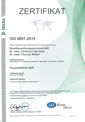 ISO9001-Zertifikat